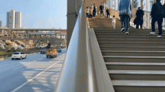 <b>更方小孩上下天桥</b>